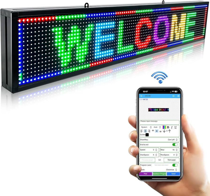Programmable LED Signs